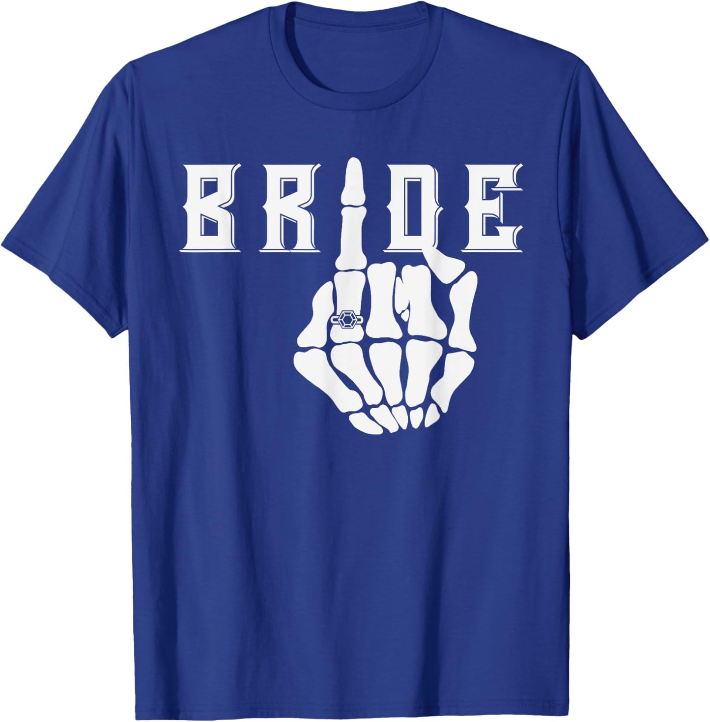 Halloween Wedding Bride , Skeleton Bride Matching T-Shirt - T-Shirt | Royal