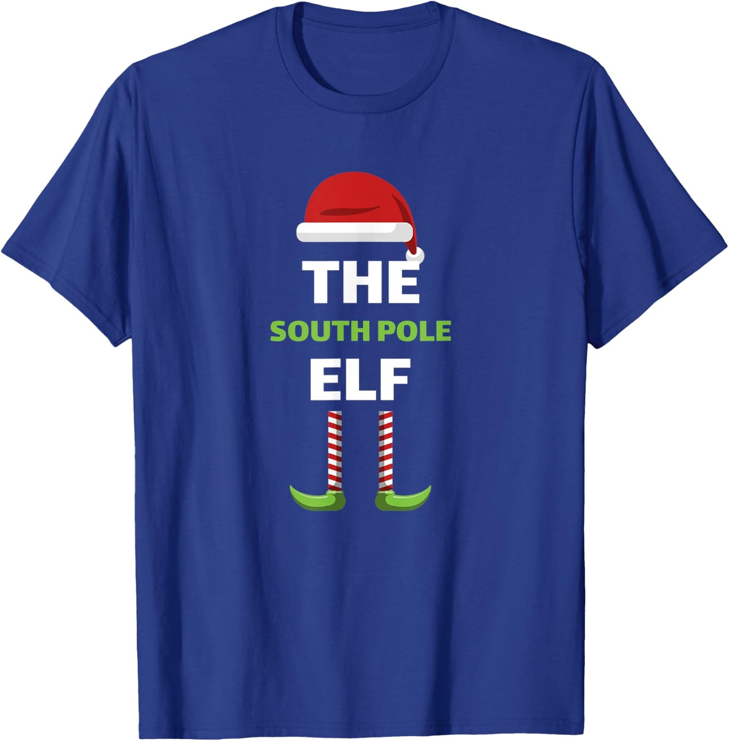 The South Pole Elf Funny Matching Family T-Shirt - T-Shirt | Royal