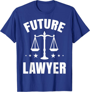Future Lawyer Graduating Law Students Bar Test Gift T-Shirt - T-Shirt | Royal