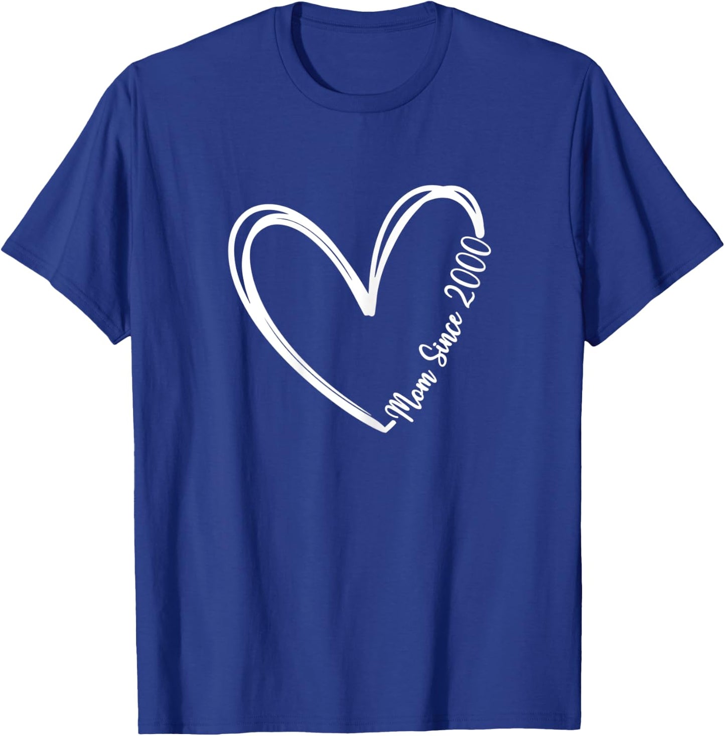 Mom Since 2000 Heart for Mom, Mother Day Women T-Shirt - T-Shirt | Royal