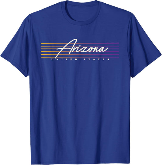 Arizona US State Vintage Style Retro Arizona T-Shirt - T-Shirt | Royal