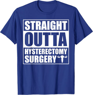 Funny Hysterectomy Endometriosis Surgery Recovery T-Shirt - T-Shirt | Royal