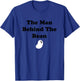 The Man Behind The Bean Father To Be New Dad Father's Day T-Shirt - T-Shirt | Royal