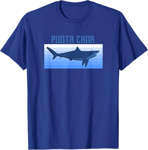 Punta Cana Dominican Republic Retro Shark Souvenir T-Shirt - T-Shirt | Royal