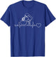 Pastry Heartbeat - Cake Decorator Chef Baker Baking T-Shirt - T-Shirt | Royal