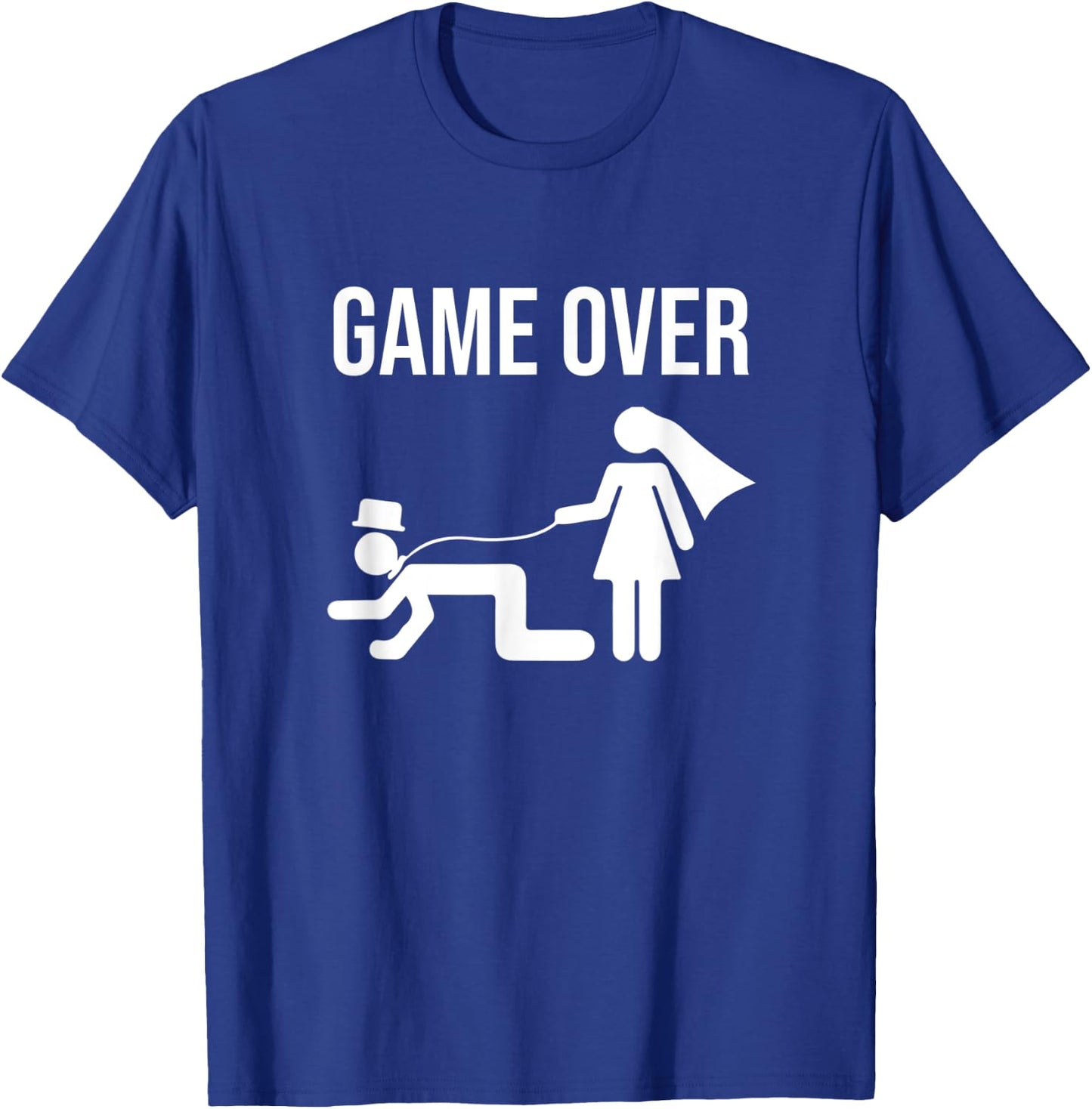 Funny Bride Groom Bachelor Bachelorette Wedding Groom T-Shirt - T-Shirt | Royal