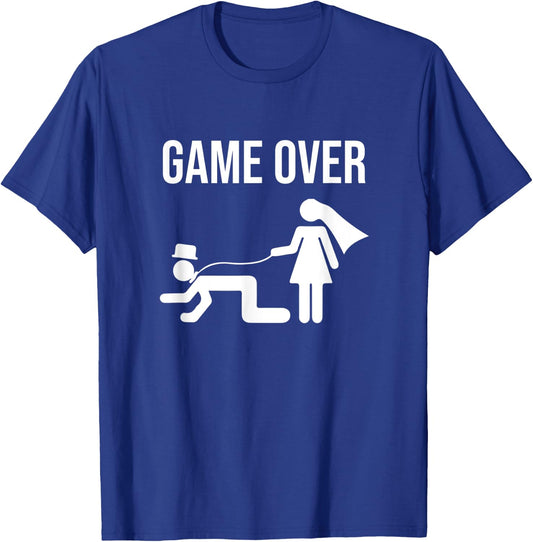 Funny Bride Groom Bachelor Bachelorette Wedding Groom T-Shirt - T-Shirt | Royal