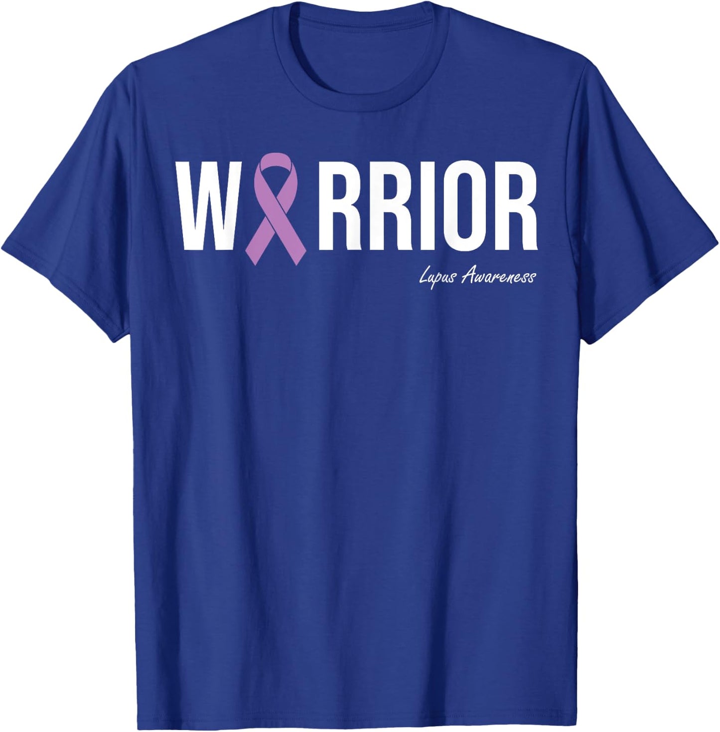 Lupus Awareness Purple Ribbon T-Shirt - T-Shirt | Royal
