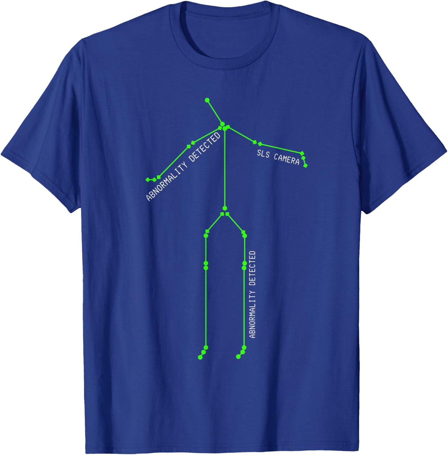 SLS Camera Stick Man Ghost Shirt Ghost Hunting Novelty T-Shirt - T-Shirt | Royal