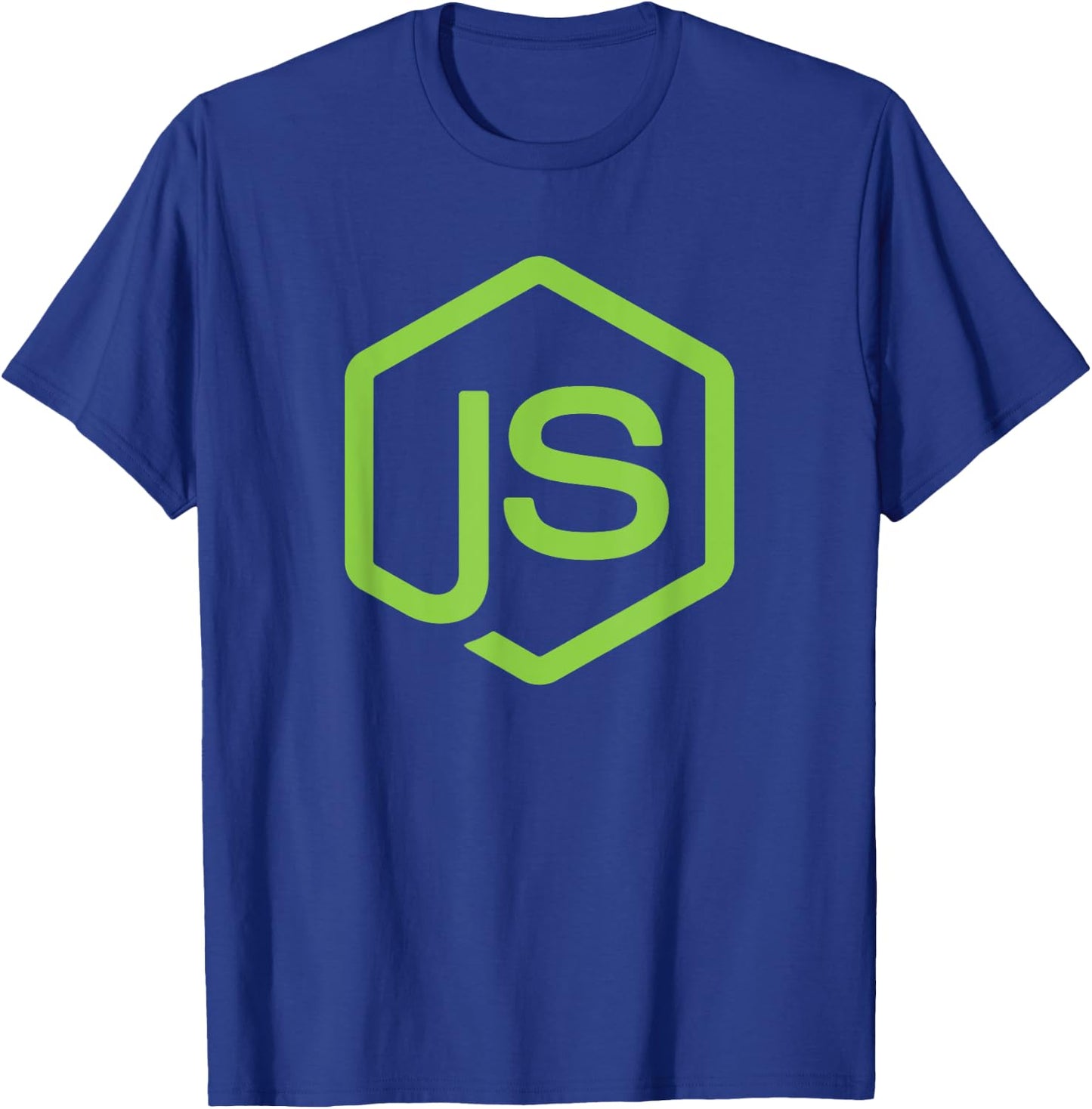 Node.JS Code Web Developer Shirt Front-end Developer T-Shirt - T-Shirt | Royal