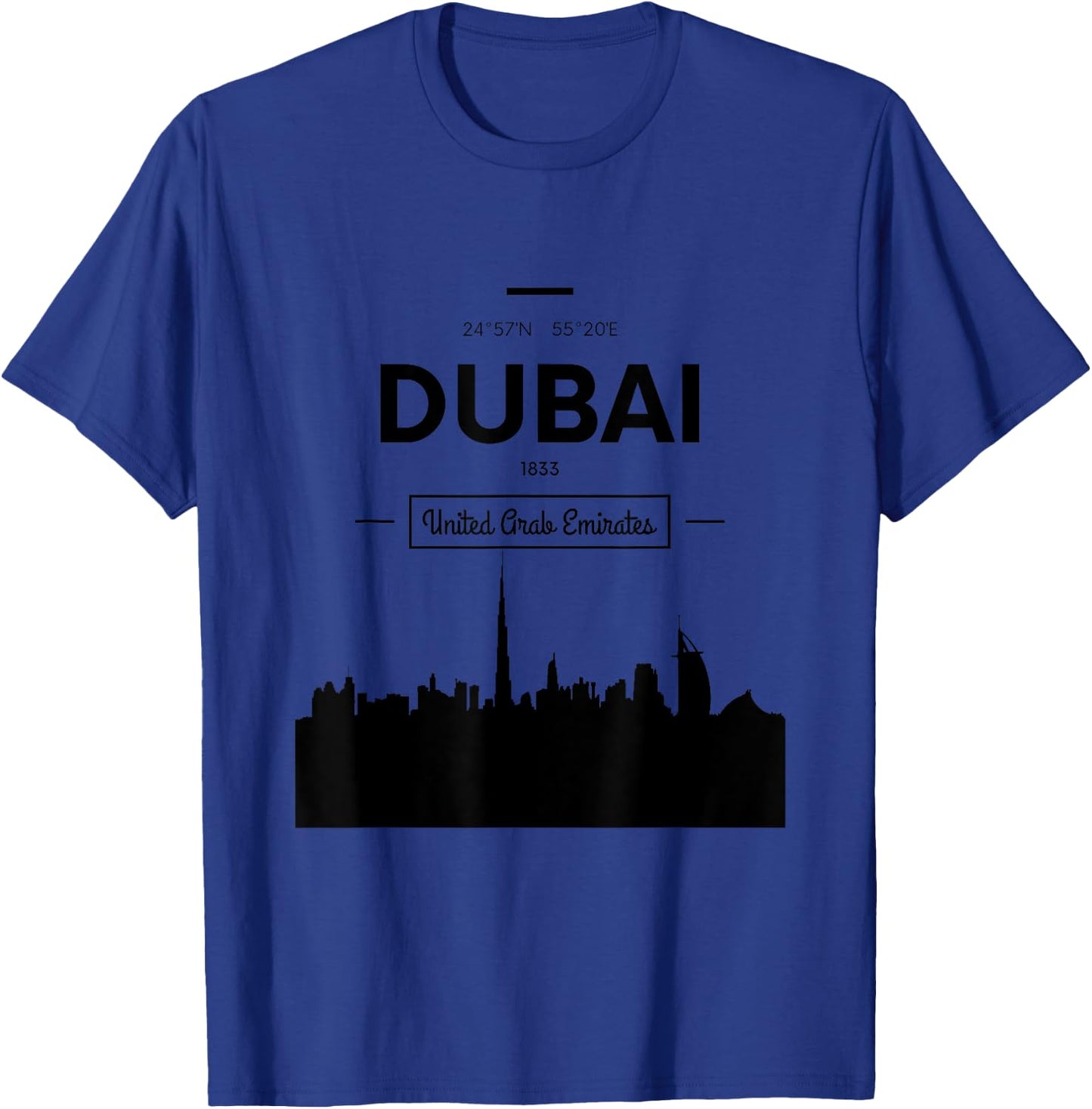 Enjoy Tourists Dubai UAE Novelty Graphic & Cool Designs T-Shirt - T-Shirt | Royal