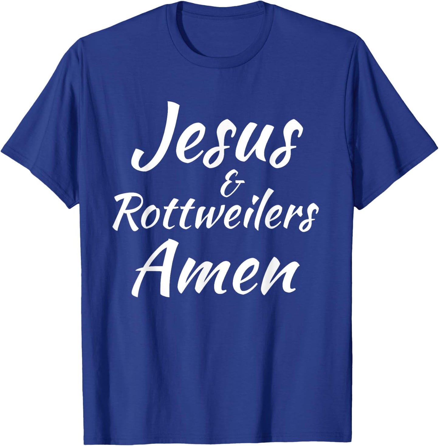 Jesus and Rottweilers Christian Faith Dog Women T-Shirt - T-Shirt | Royal