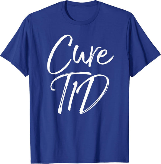 Cure Type 1 Diabetes Awareness Quote Gift Bold Cure T1D T-Shirt - T-Shirt | Royal
