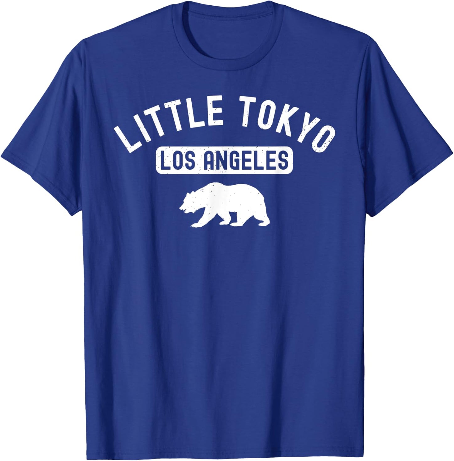 Little Tokyo Los Angeles Street Sign Chinatown Koreatown LA T-Shirt - T-Shirt | Royal