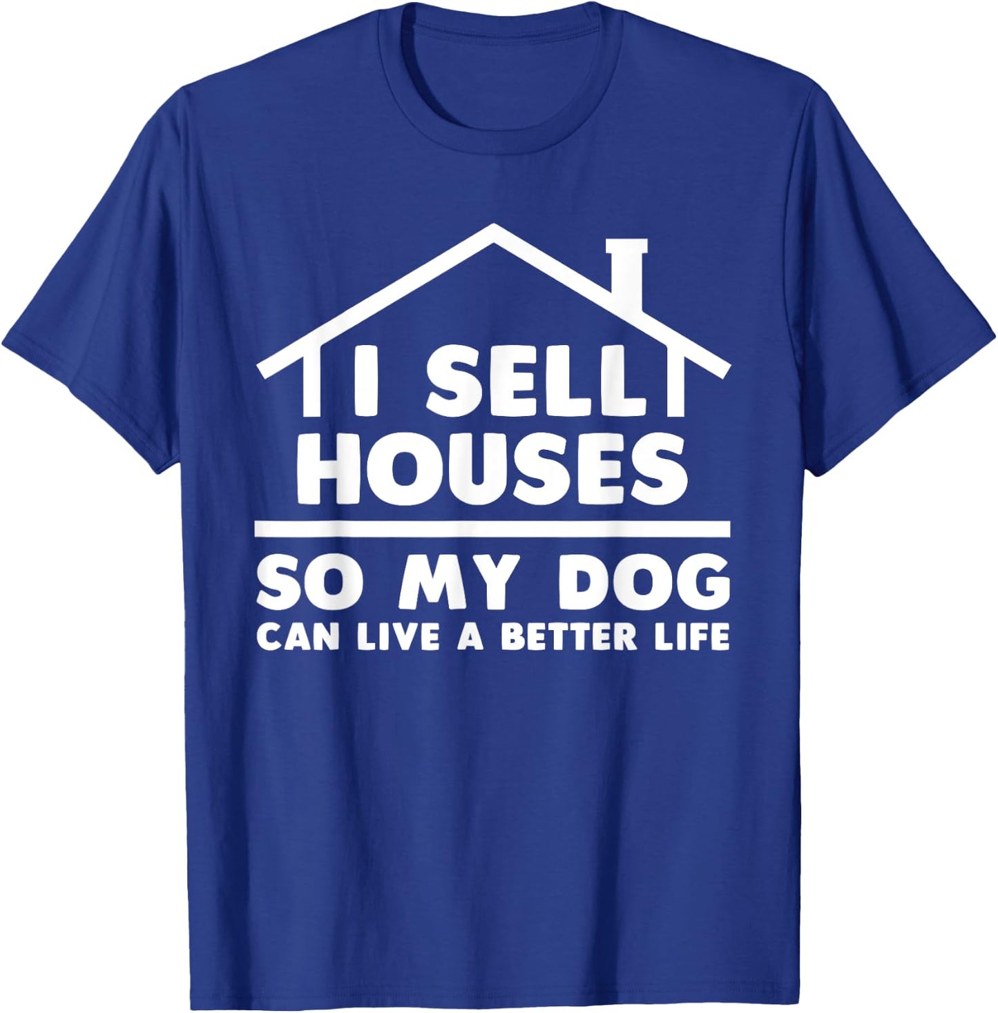Funny Realtor Art Women Real Estate House Lovers T-Shirt - T-Shirt | Royal