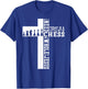 Chess Player Piece Vintage Christian Jesus Cross Faith All I T-Shirt - T-Shirt | Royal