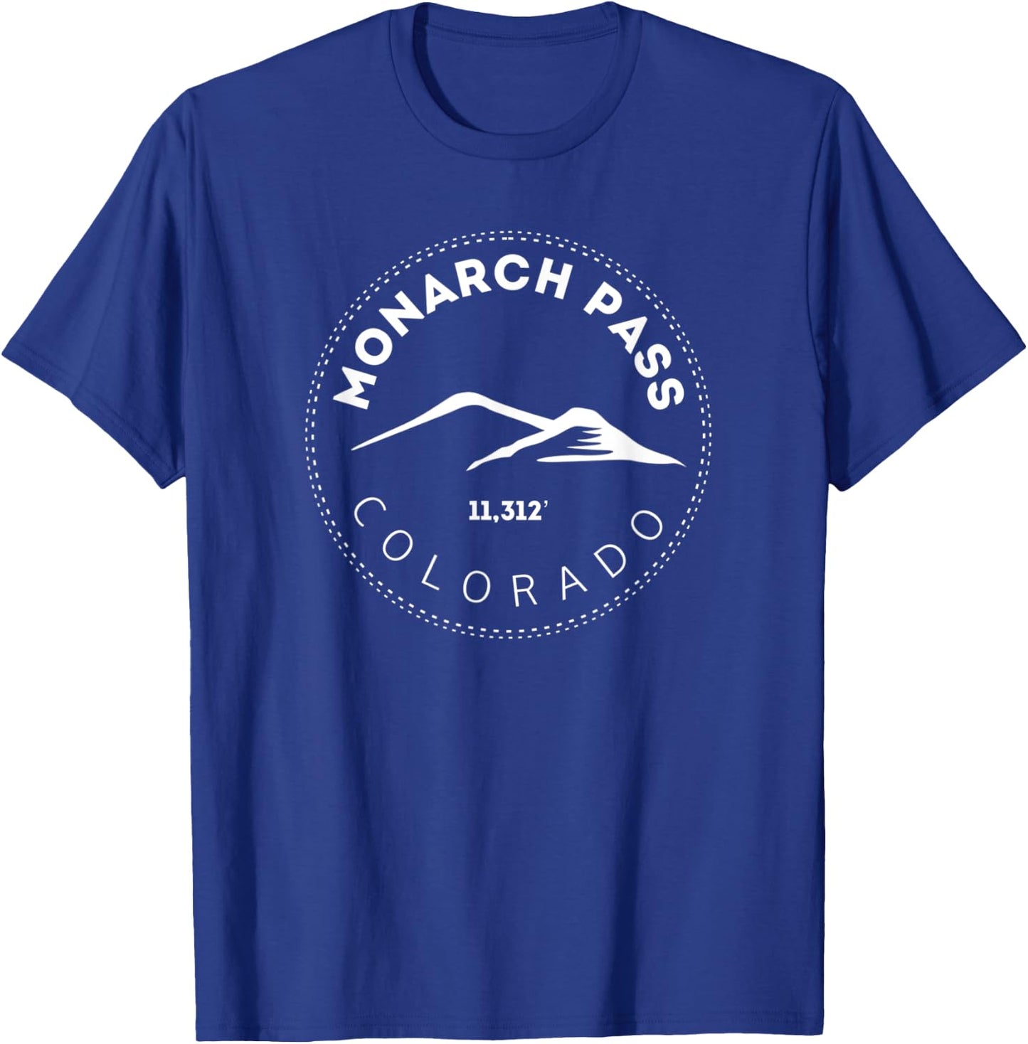 Monarch Pass Colorado - Elevated Mountain Pass T-Shirt - T-Shirt | Royal