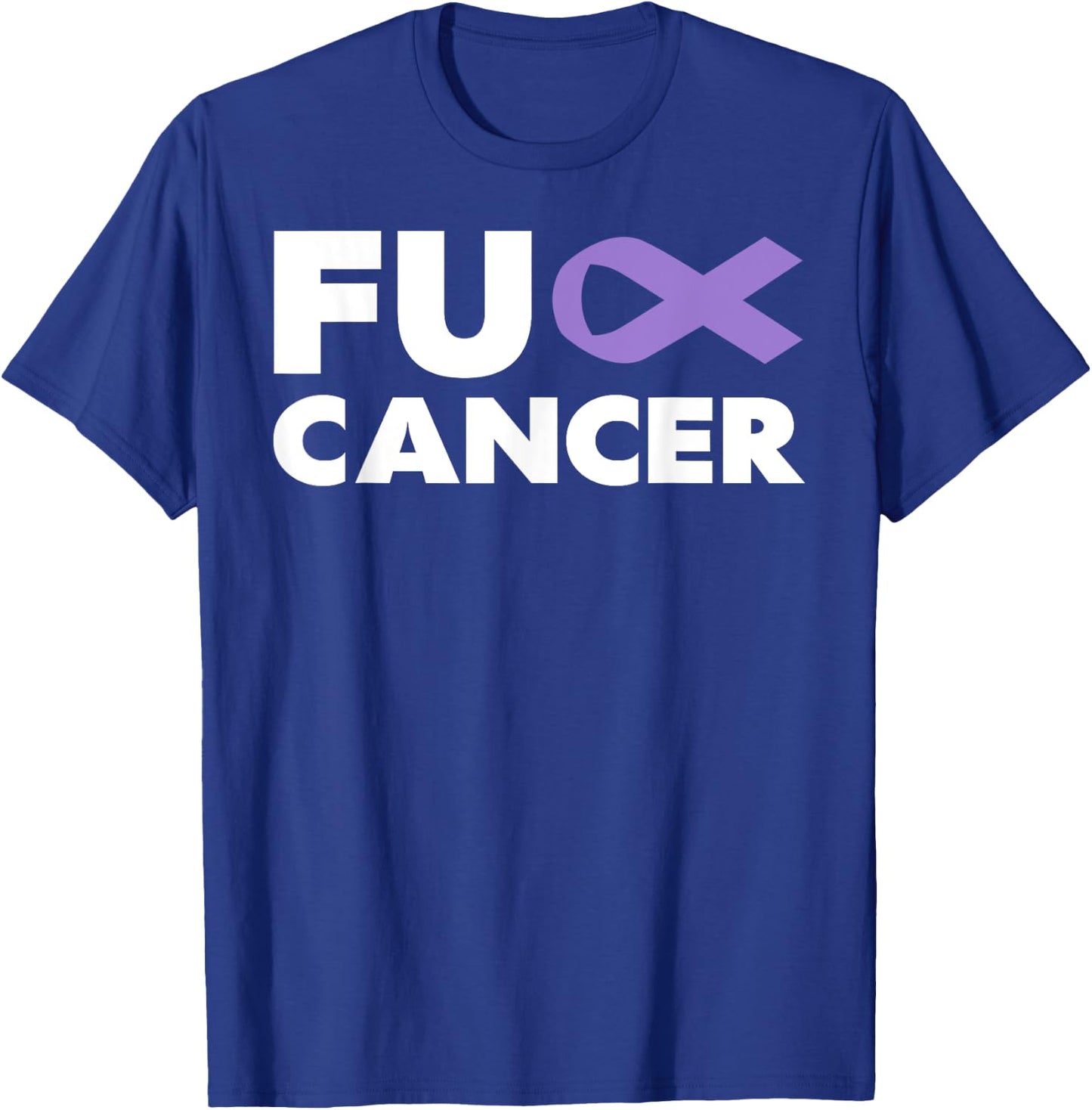 Fuck-Cancer - Fuck-Pancreatic Cancer Awareness T-Shirt - T-Shirt | Royal