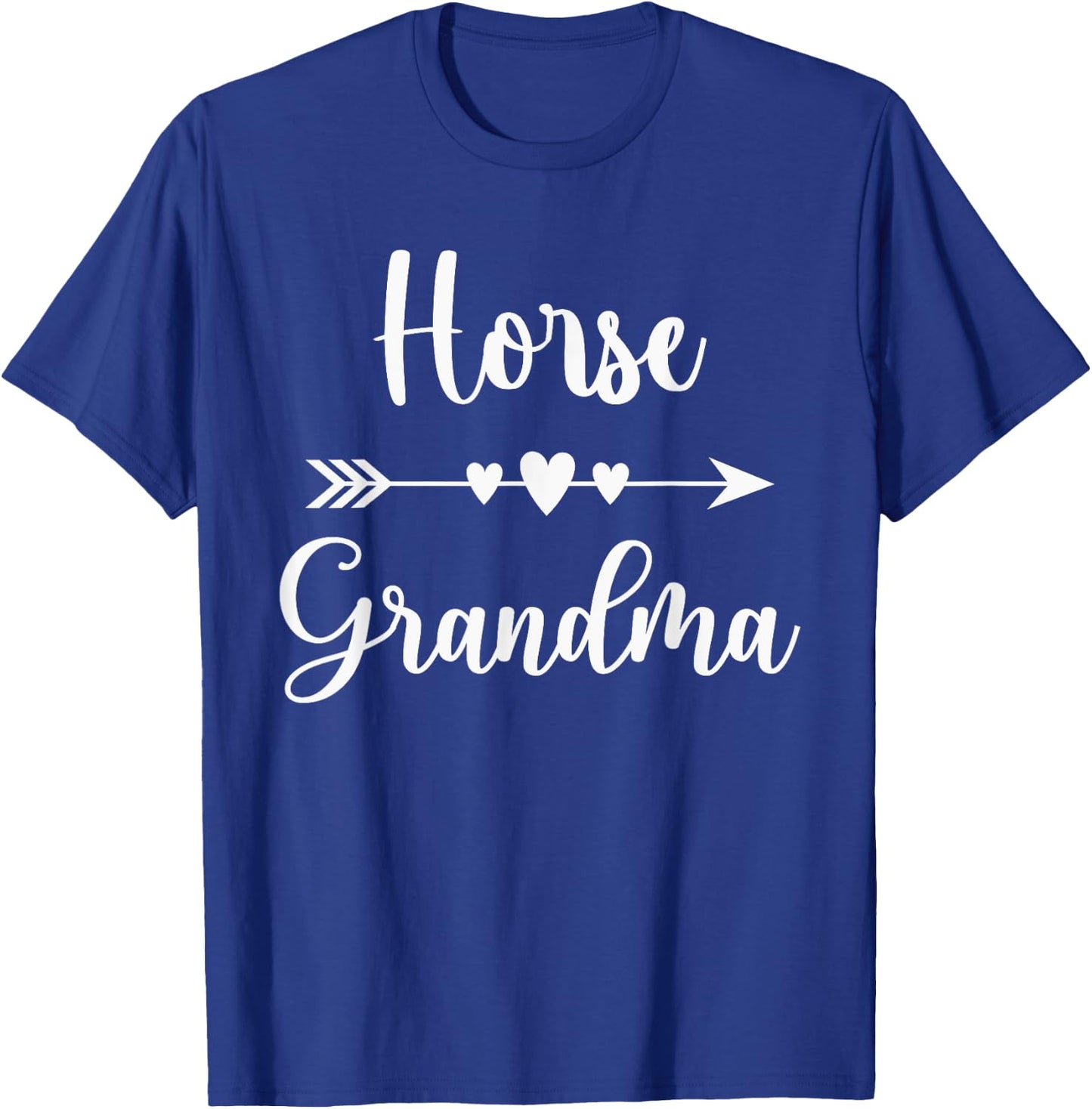 Horse Grandma Funny Equestrian Gift Horse Lovers Grandmother T-Shirt - T-Shirt | Royal