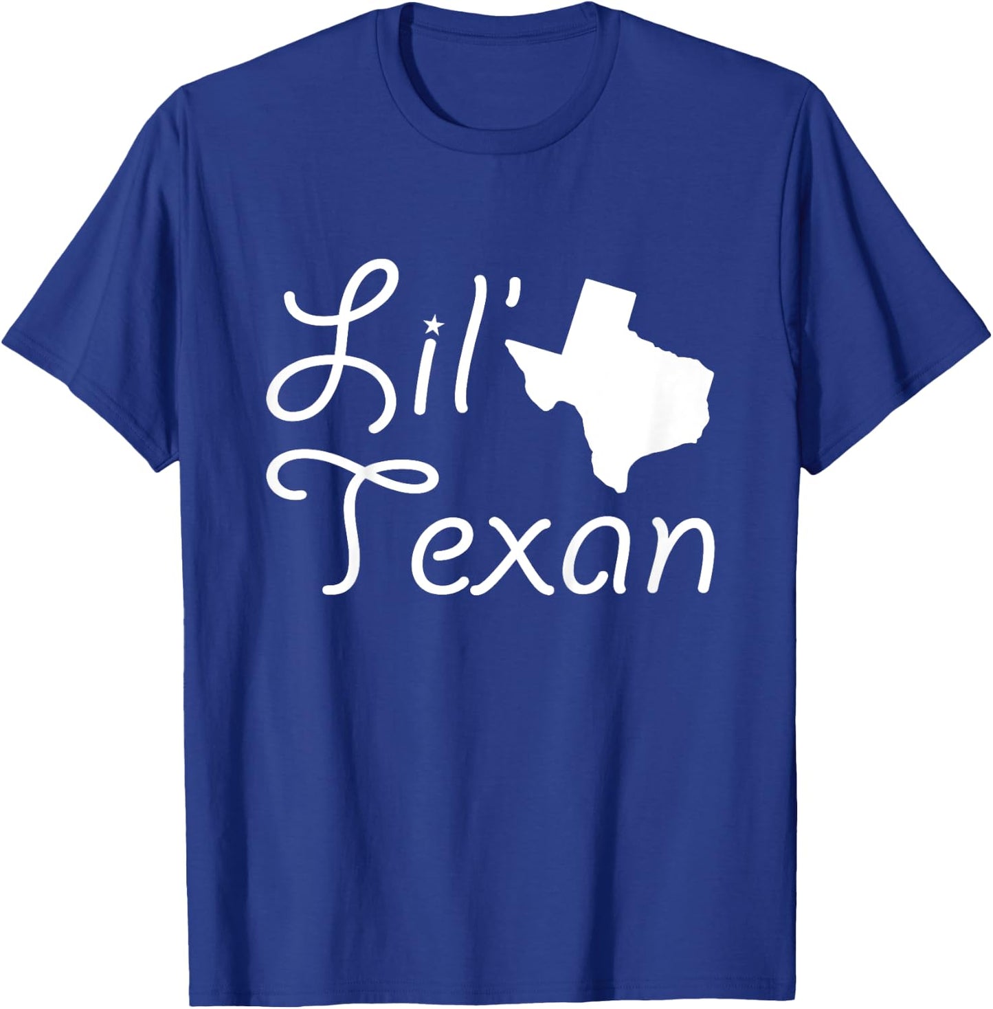Lil' Texan | Funny Texas Kid Toddler | Boy Girl T-Shirt - T-Shirt | Royal