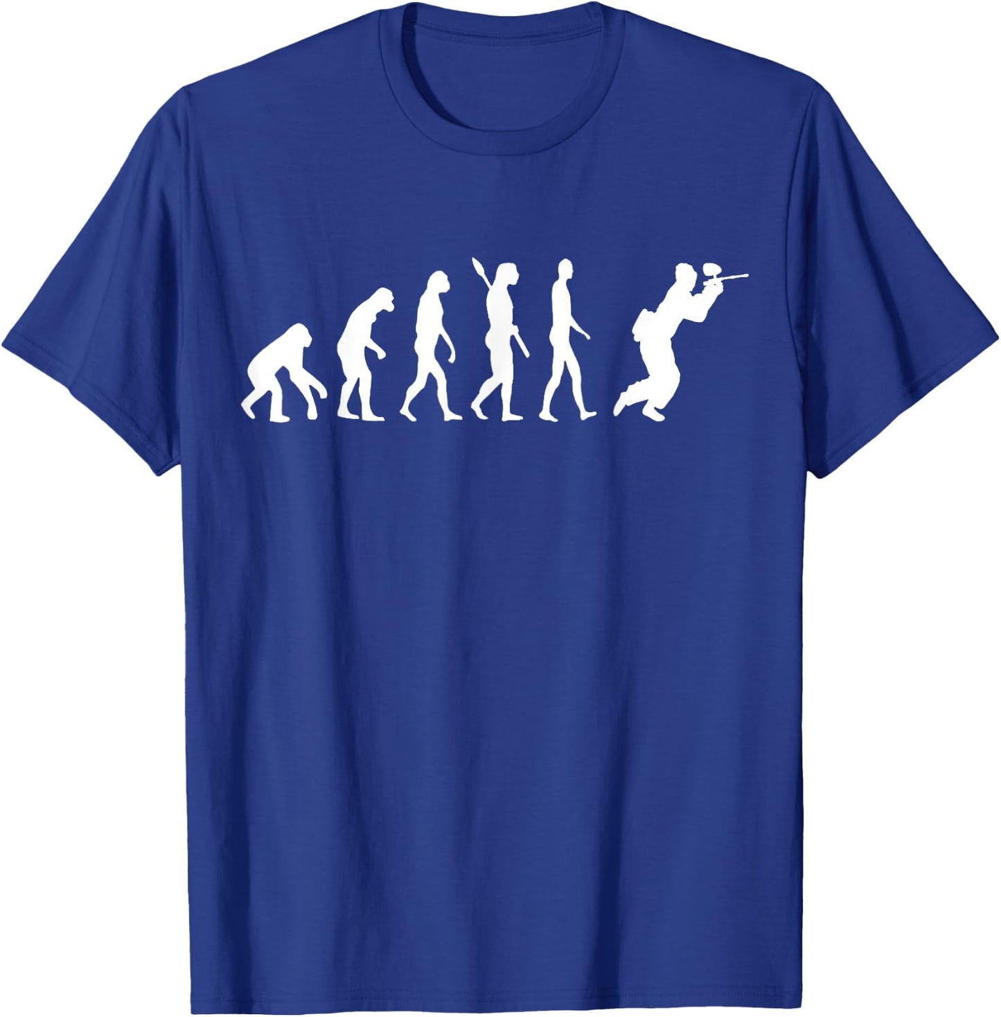 Paintballspieler Paintball Spieler Freizeit Sport Paintball Player Evolution T-Shirt - T-Shirt | Royal