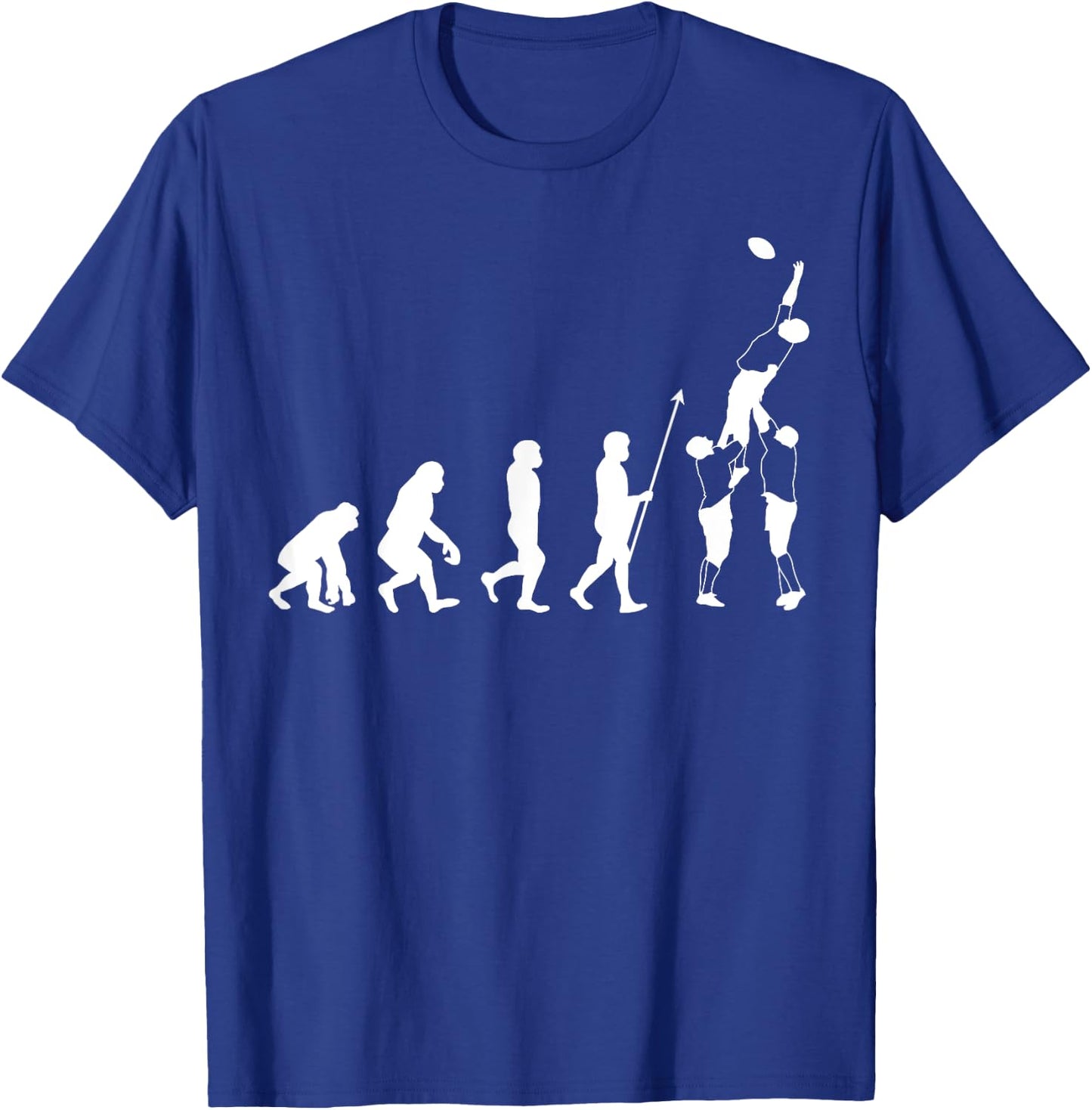 Evolution Rugby Player – XV France Rugby Gift T-Shirt - T-Shirt | Royal