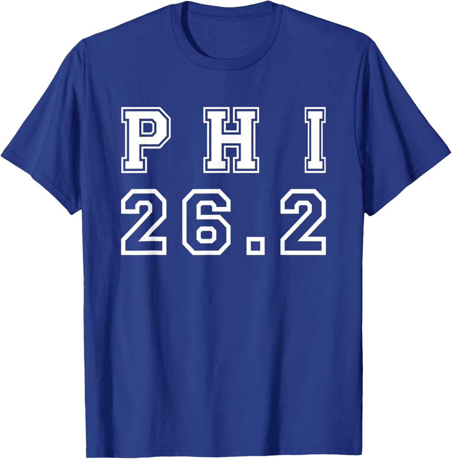 Philadelphia 26.2 Marathon Shirt T-Shirt - T-Shirt | Royal