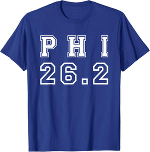 Philadelphia 26.2 Marathon Shirt T-Shirt - T-Shirt | Royal