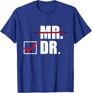 Doctor Gifts Male PhD Graduation Gift T-Shirt - T-Shirt | Royal