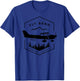 Leading Edge Aviation Airplane Black Logo T-Shirt - T-Shirt | Royal
