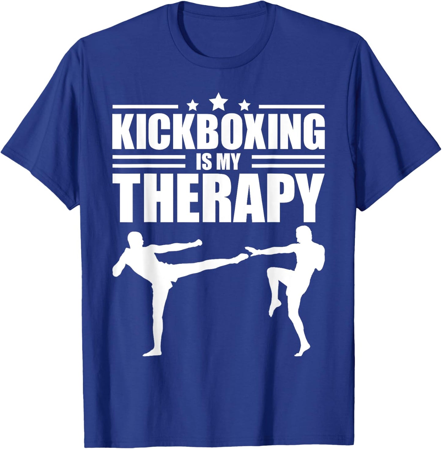 Cool Kickboxing Women Kickboxer Workout Exercise T-Shirt - T-Shirt | Royal