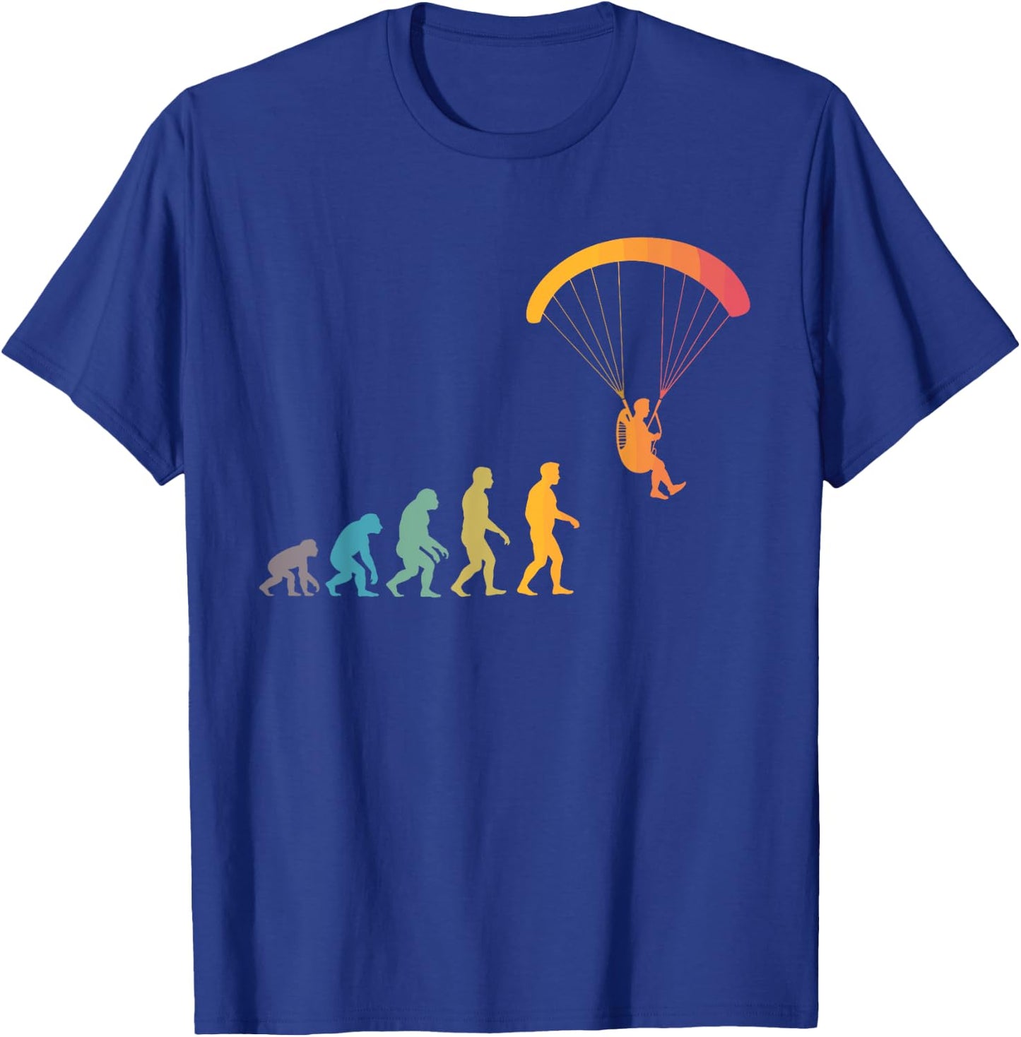Paragliding PPG Paramotiring Evolution Paramotor T-Shirt - T-Shirt | Royal