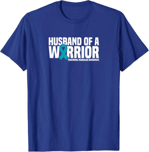Husband of a Warrior Trigeminal Neuralgia Awareness T-Shirt - T-Shirt | Royal