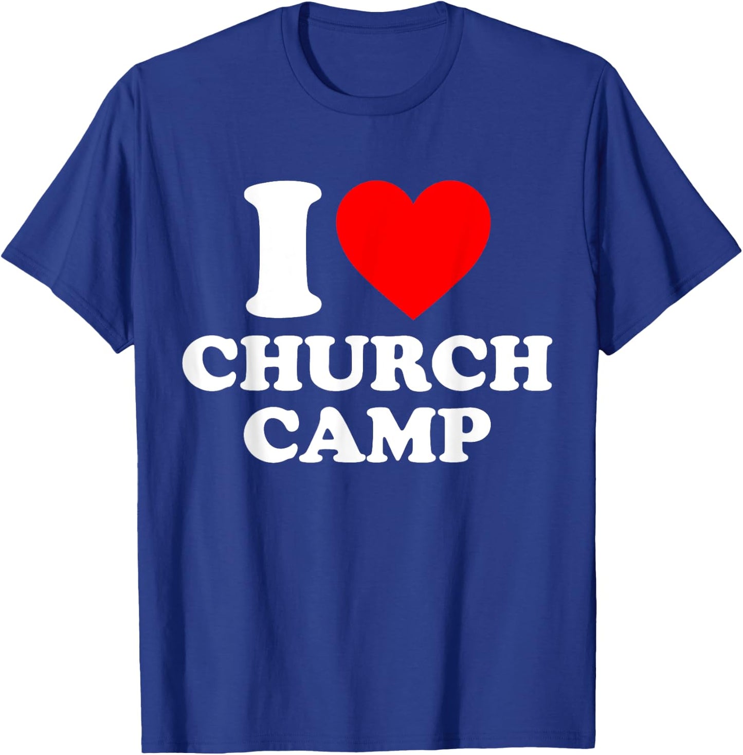 VBS I Love Church Camp Christian Vacation Bible School Jesus T-Shirt - T-Shirt | Royal