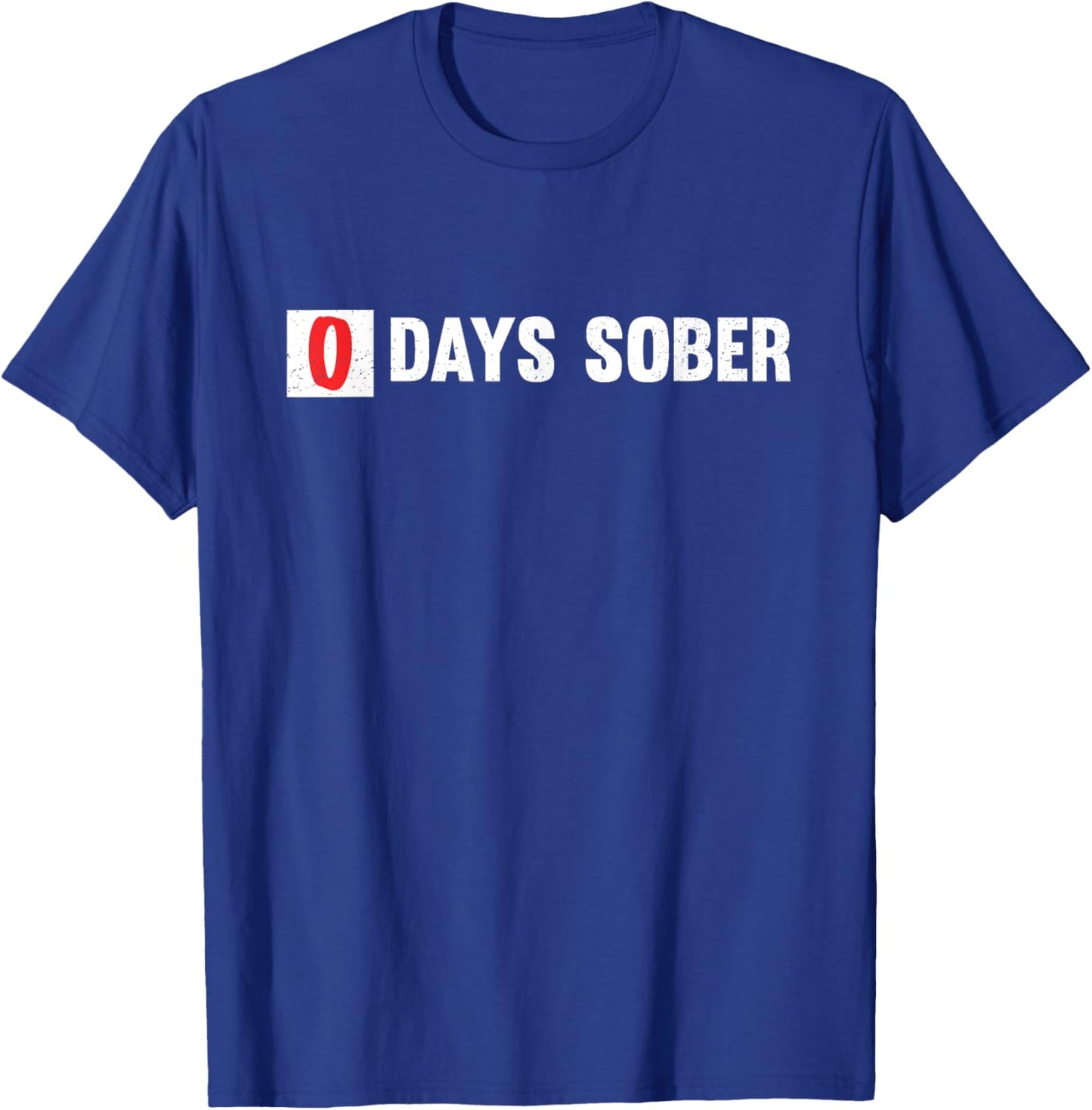 0 Days Sober Beer and Vodka T-Shirt - T-Shirt | Royal