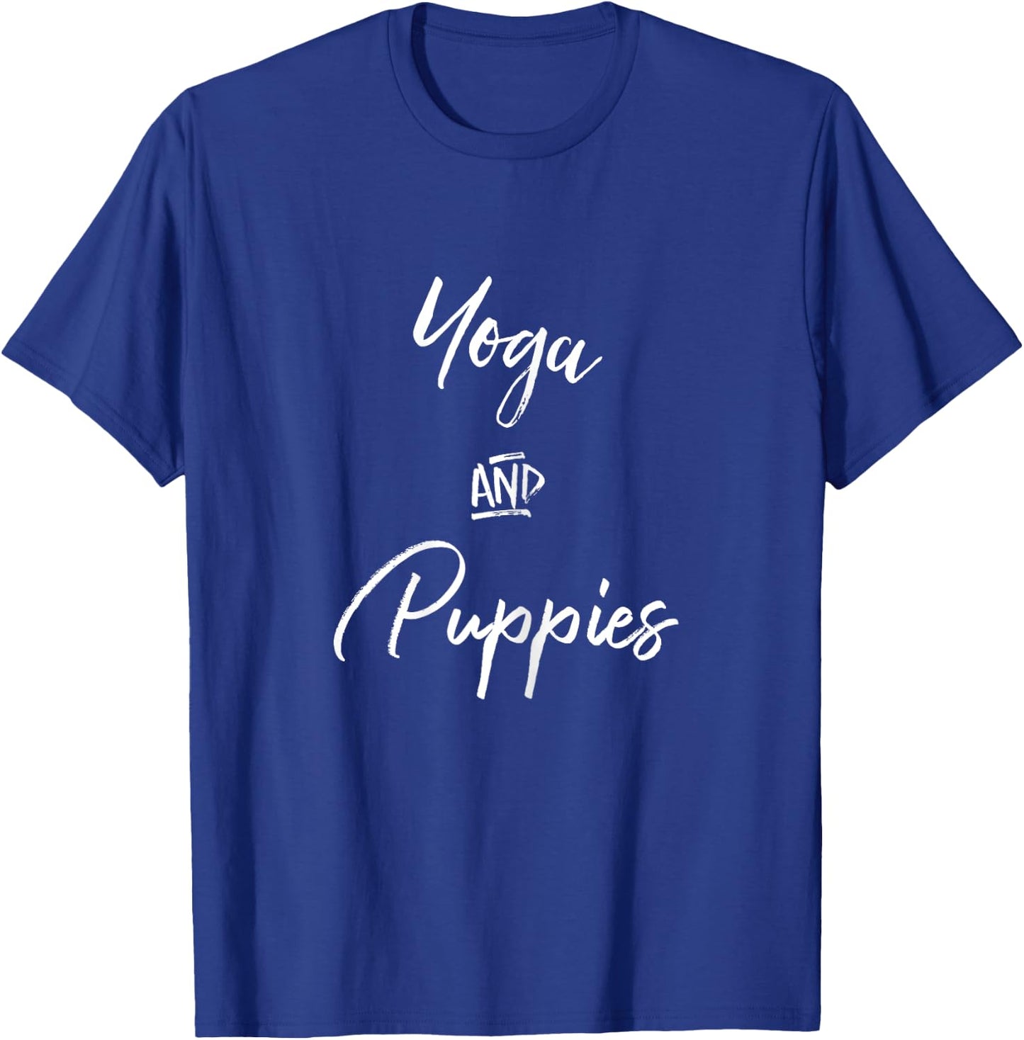 Yoga and Puppies Shirt,Namastay At Home with My Dog Lovers T-Shirt - T-Shirt | Royal