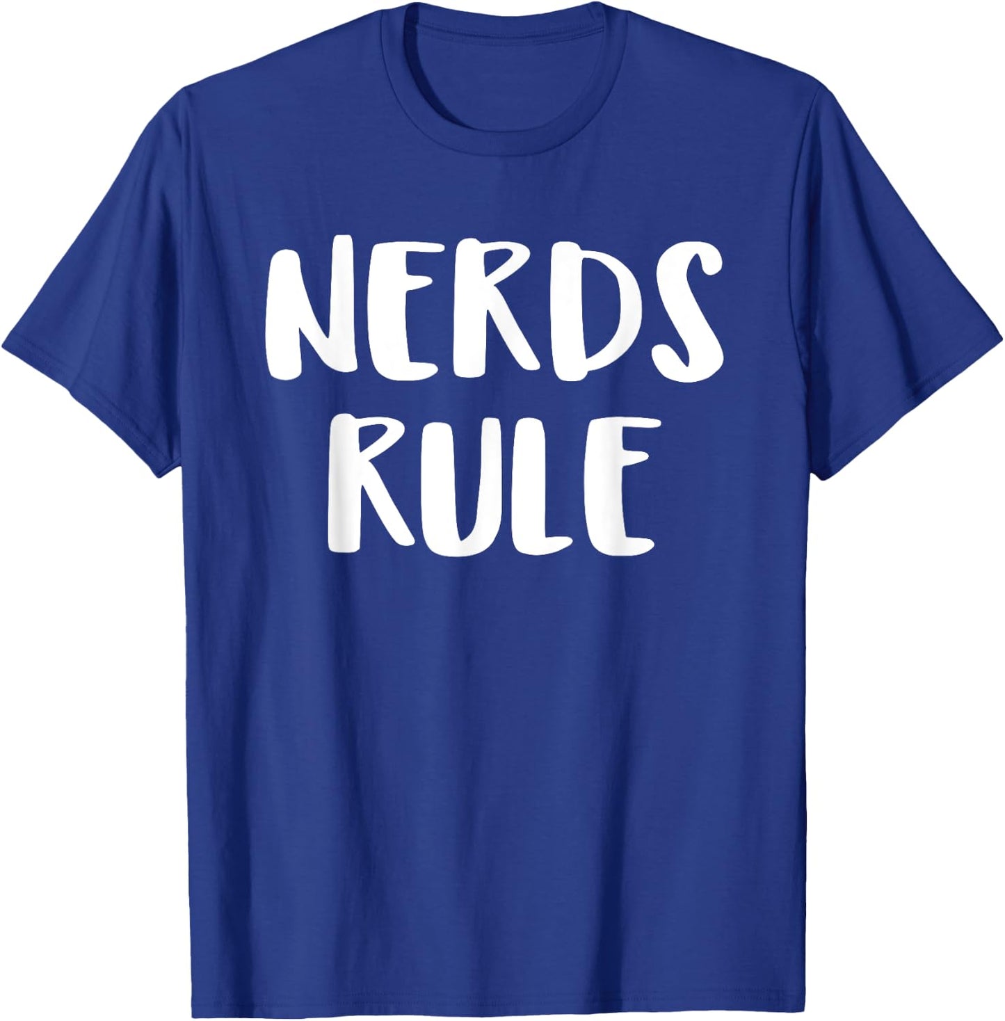 Nerds Rule Graphic T-Shirt - T-Shirt | Royal