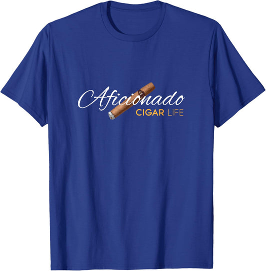 Cigar Aficionado. Cigar Life T-Shirt - T-Shirt | Royal