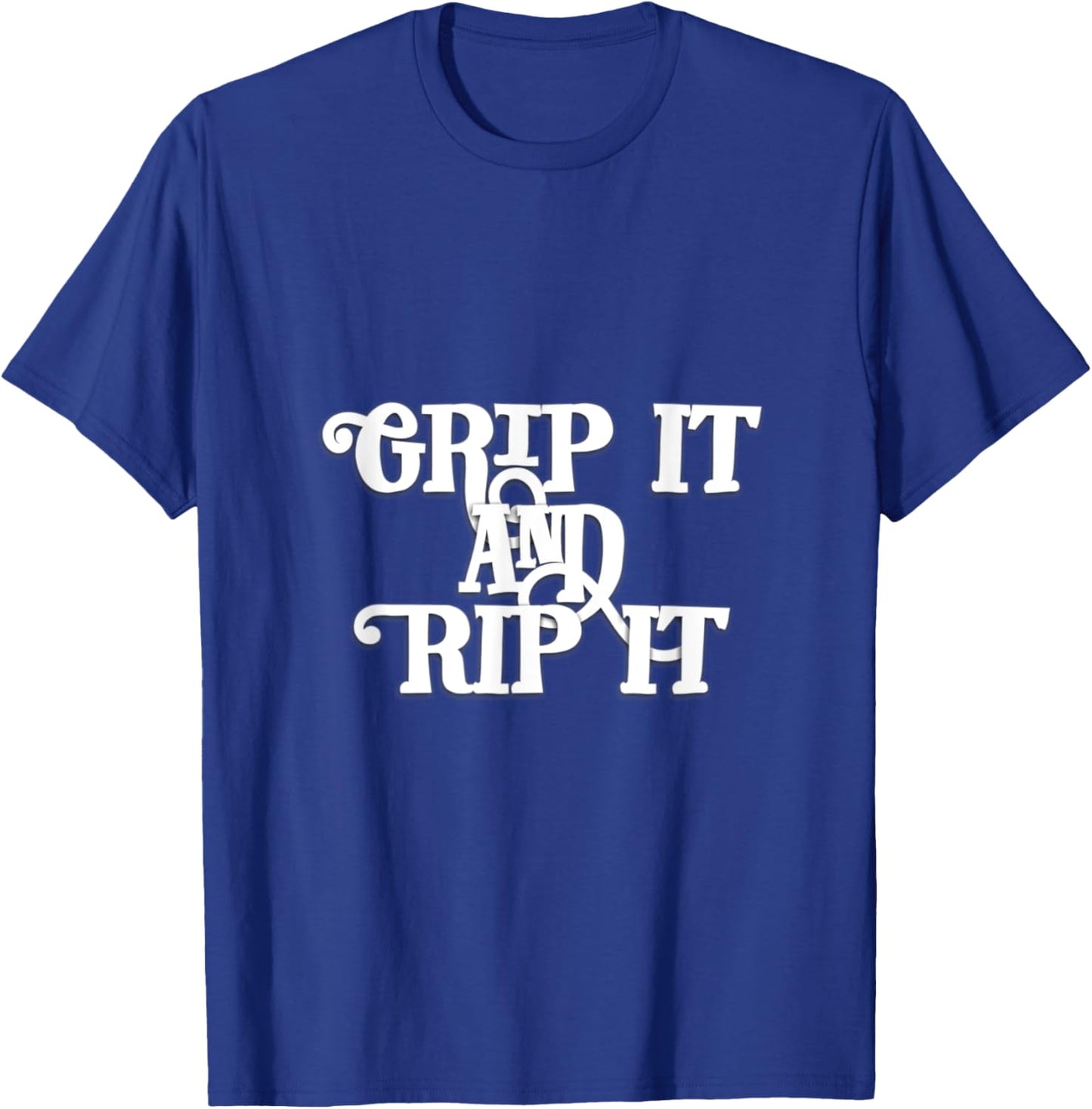 Grip it and Rip it - Disc Golf T-Shirt - T-Shirt | Royal