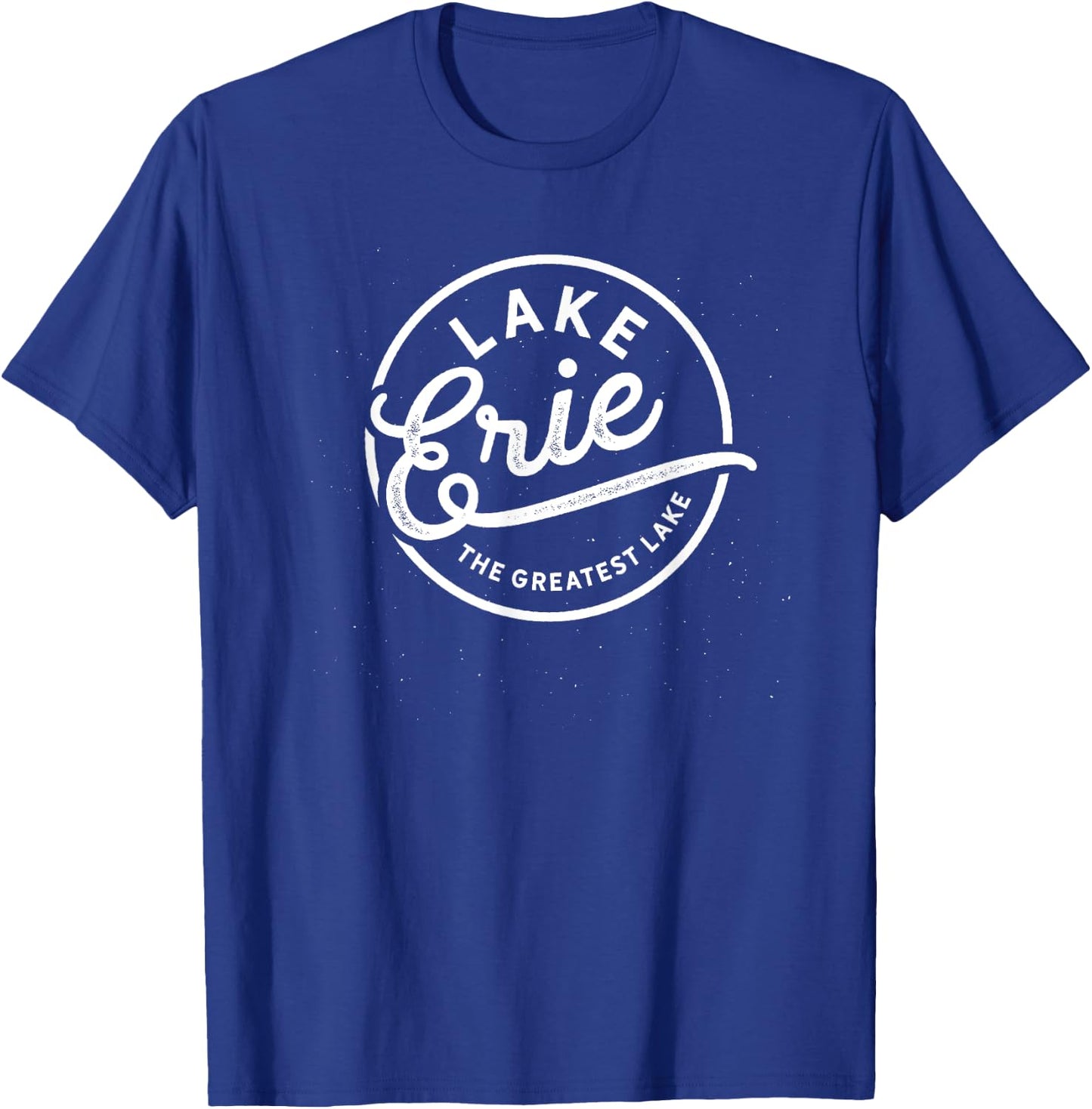The Great Lakes Shirt - Lake Erie, Lake Life Theme T-Shirt - T-Shirt | Royal