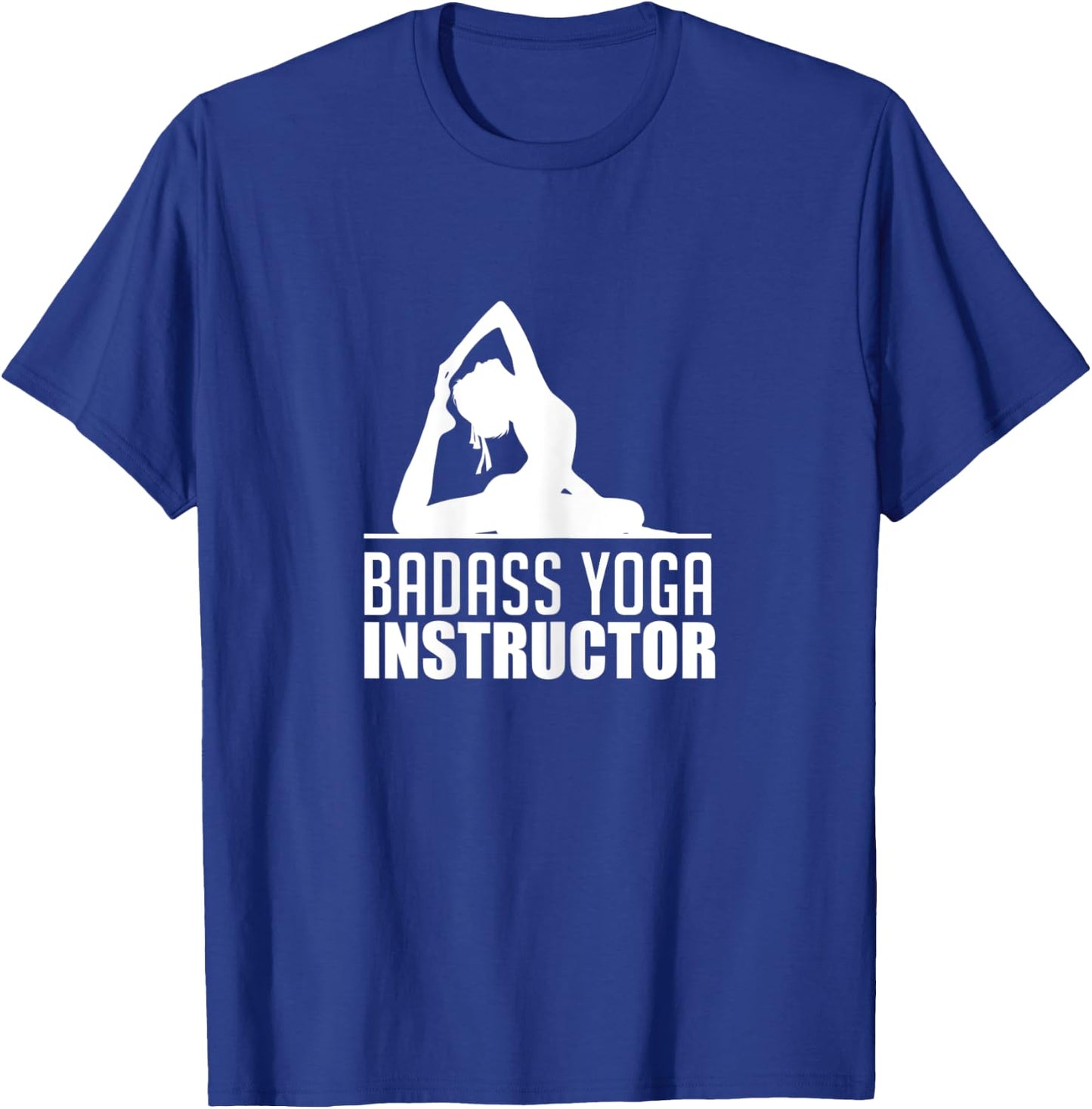 Yoga Instructor Female Teacher Workout Class Gift T-Shirt - T-Shirt | Royal