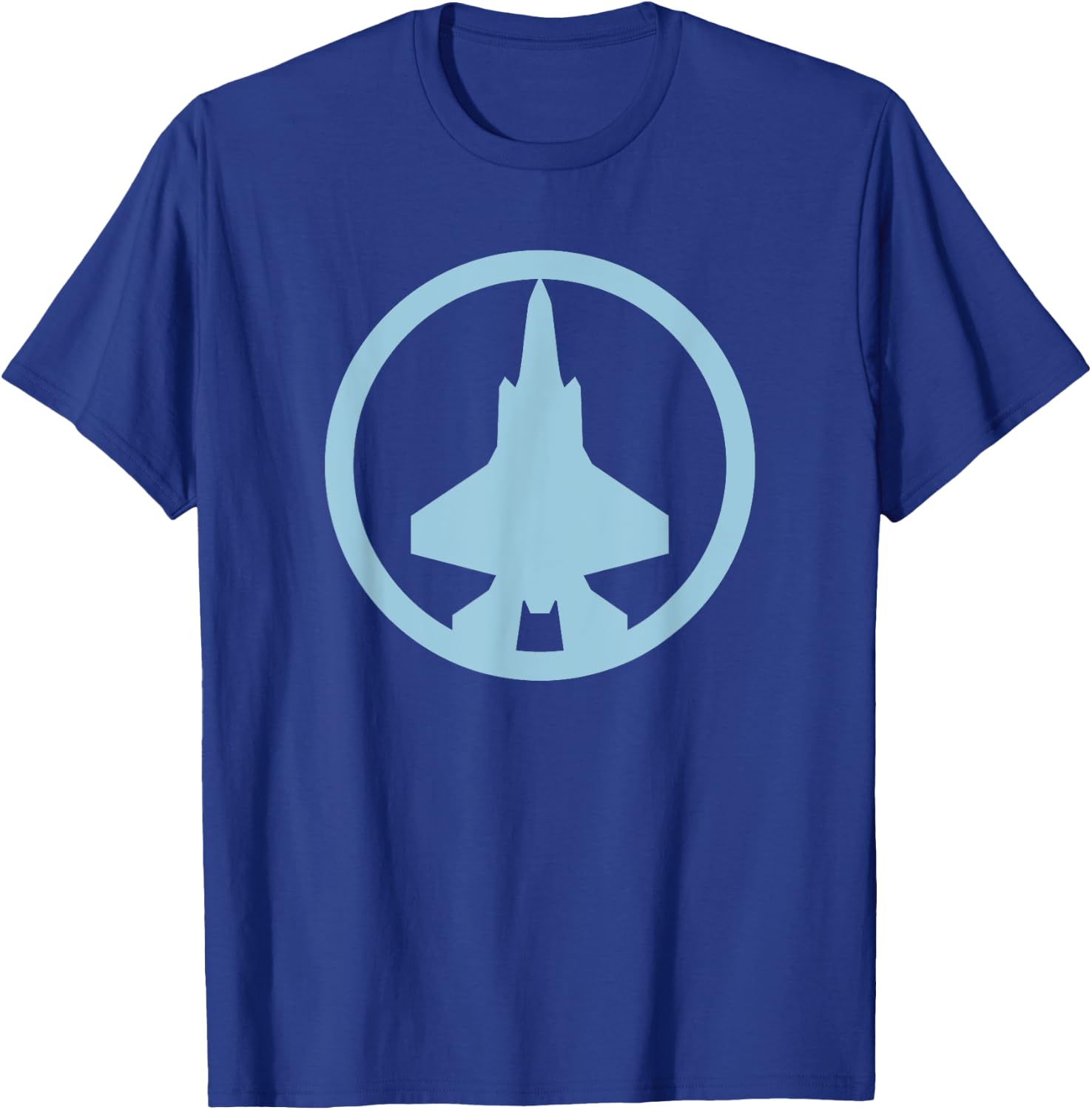 F-35 Lightning II (Blue) Air Force Military Jet T-Shirt - T-Shirt | Royal