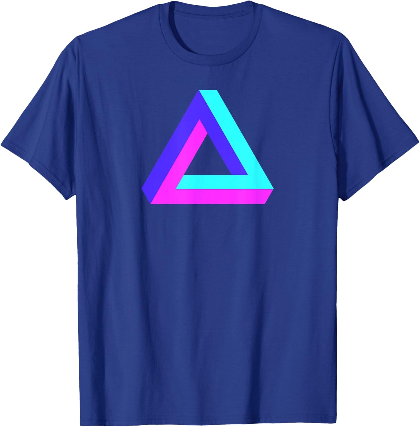 Sacred Geometry Shirt - Geometric Penrose Triangle T Shirt T-Shirt - T-Shirt | Royal