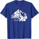 Campfire Adventure Mountain T-Shirt - T-Shirt | Royal