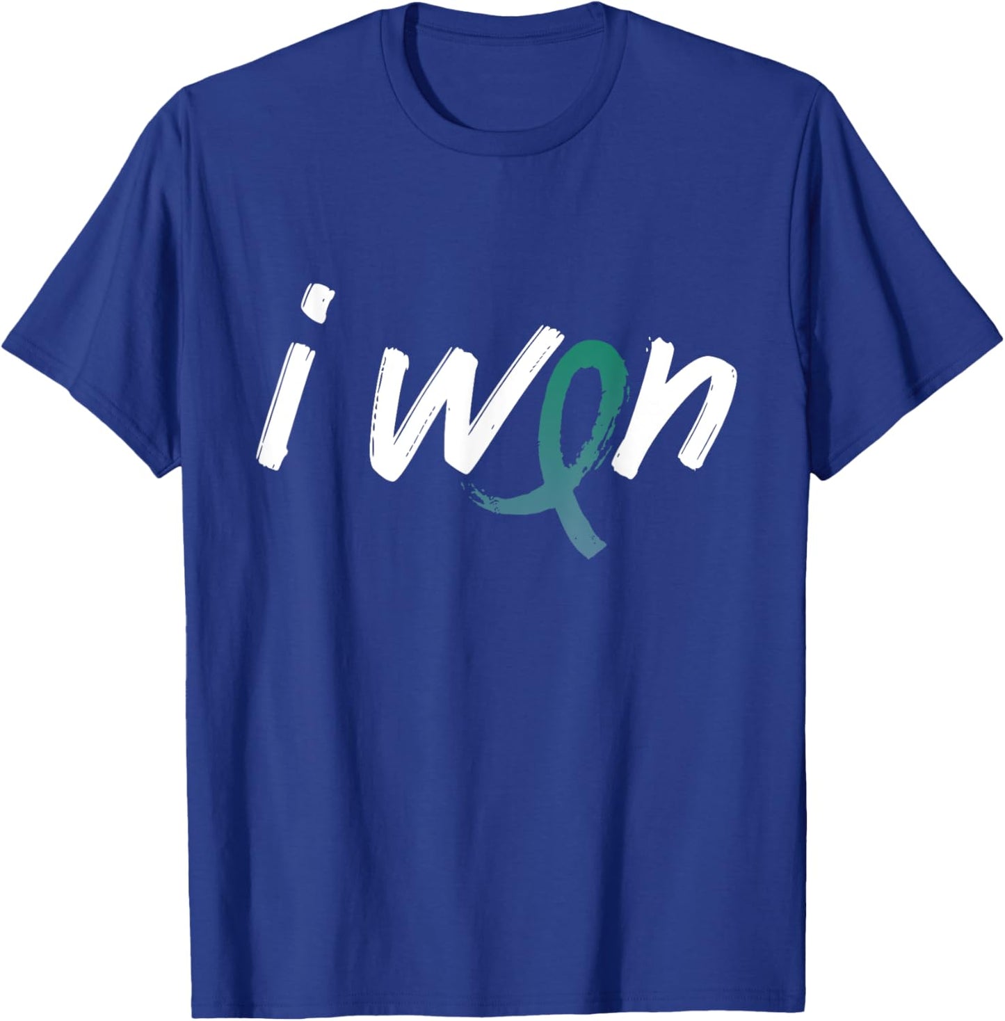 Anal Cancer Awareness - I Won Survivor Fighter T-Shirt - T-Shirt | Royal