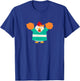 Cheerleading Chicken Funny Cheerleader Pom Poms T-Shirt - T-Shirt | Royal