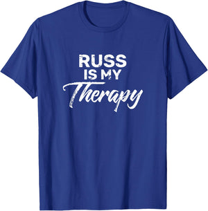 RUSS Is My Therapy Name RUSS' T-Shirt - T-Shirt | Royal