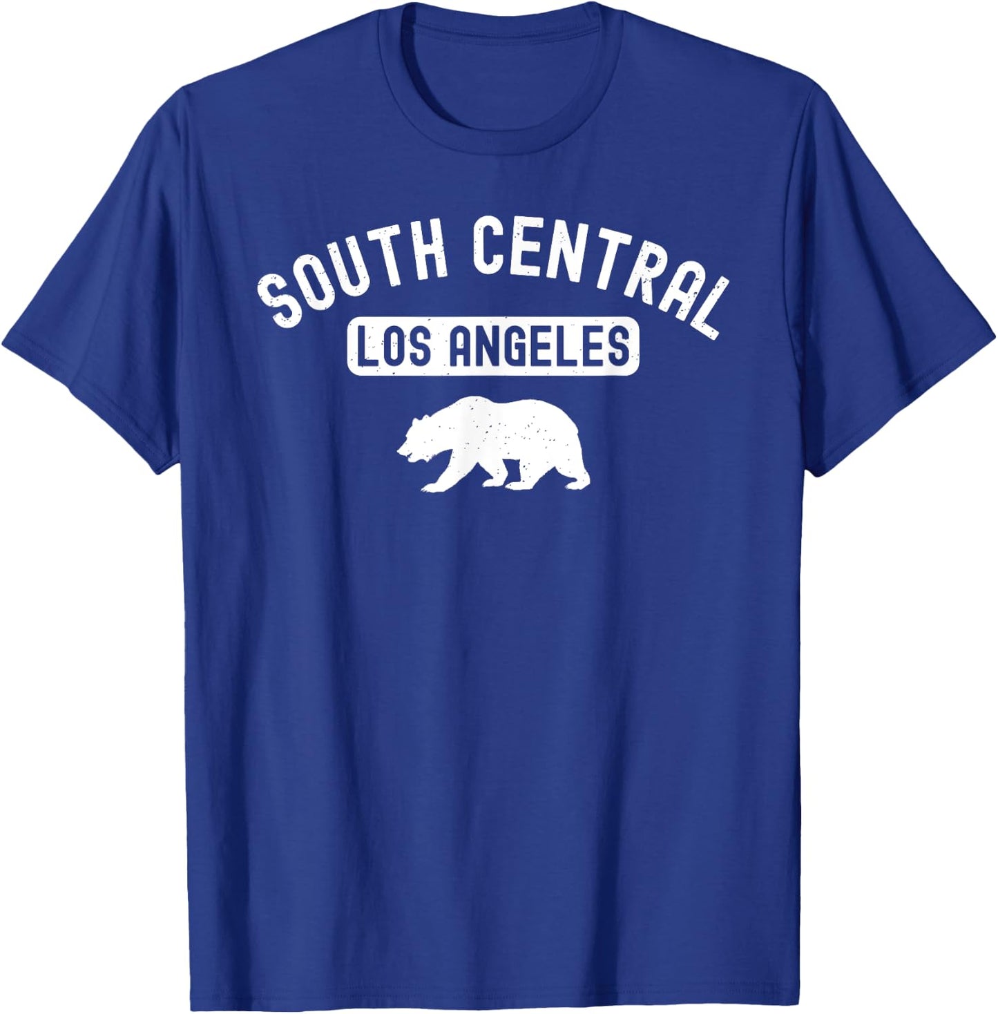 South Central Los Angeles Street LA Slauson Crenshaw 323 LA T-Shirt - T-Shirt | Royal