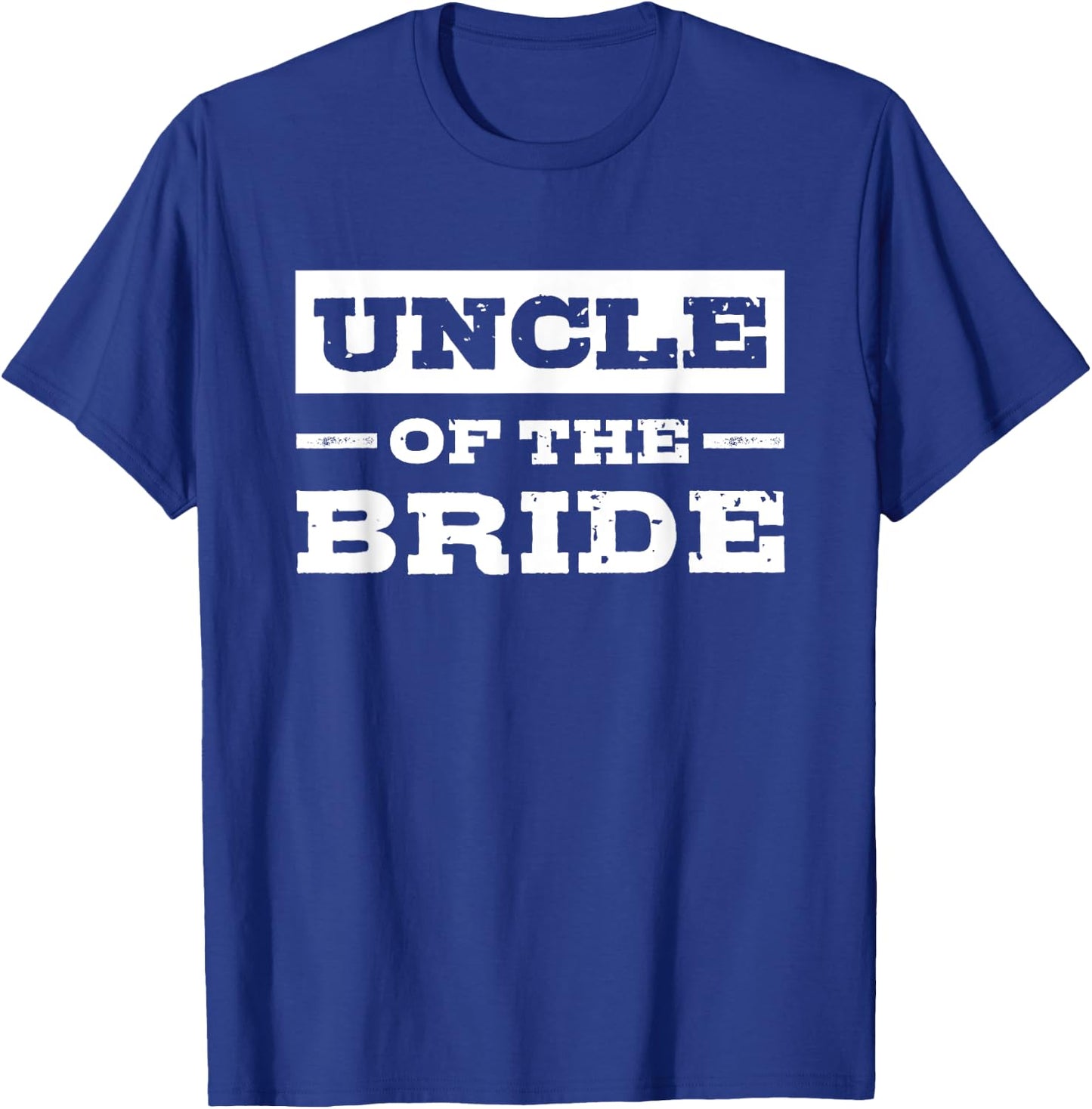 Uncle of the Bride Funny Vintage Retro T-Shirt - T-Shirt | Royal