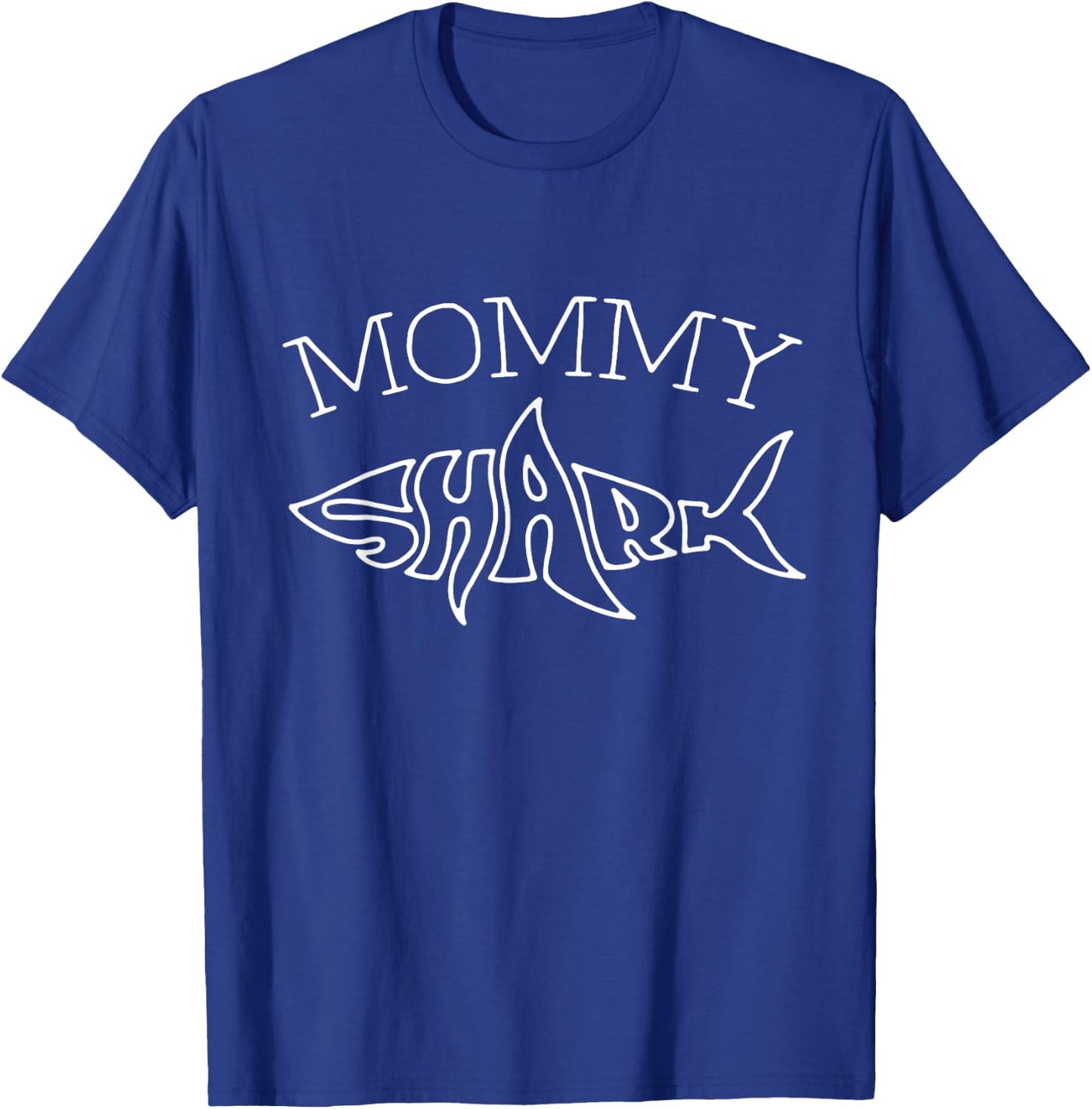 Mommy Birthday Shark Mom Matching Family Women T-Shirt - T-Shirt | Royal